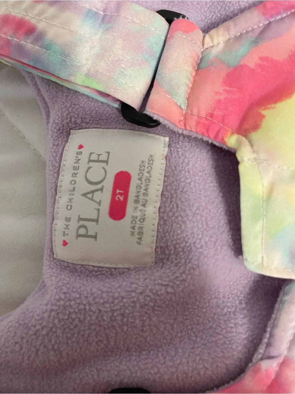 The Children's Place Pastel Tie-Dye Snowsuit